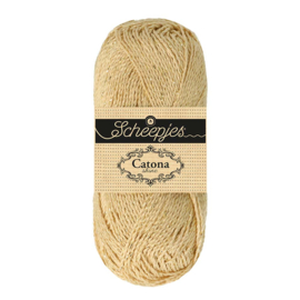 Scheepjes Catona Shine - 404 English Tea - Gold