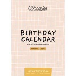 Scheepjes Verjaardagskalender NL-EN