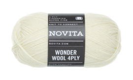 Novita Wonder Wool 4PLY - 006 mannapuuro