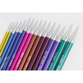 KnitPro Zing verwisselbare breipunten set 13cm 3.5-8.0mm