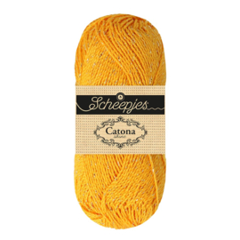 Scheepjes Catona Shine - 208 Yellow Gold - Gold