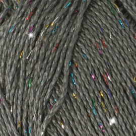 Scheepjes Catona Shine - 242 Metal Grey - Rainbow