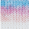 Katia Amapola 201 - Kauwgom roze-Licht hemelsblauw-Ecru