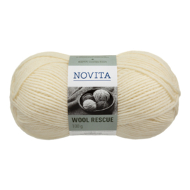 Novita Wool Rescue 010 - Off white