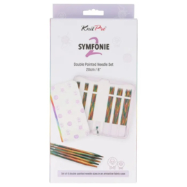 KnitPro Symfonie 2 sokkennaaldenset 20cm 2.50-5.00mm