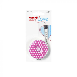 Prym Love rolcentimeter 150cm fuchsia