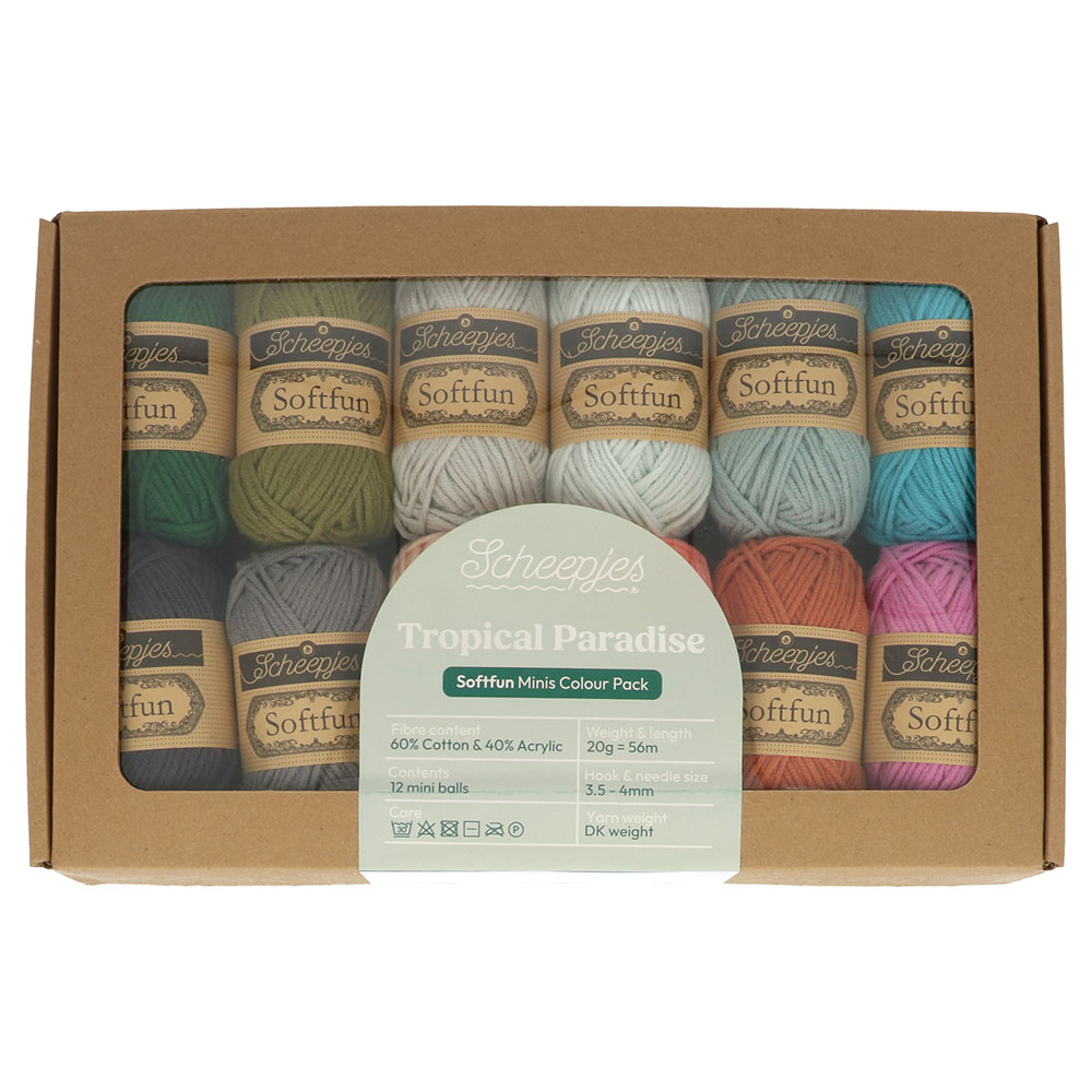 Scheepjes Softfun colour pack - Tropical Paradise