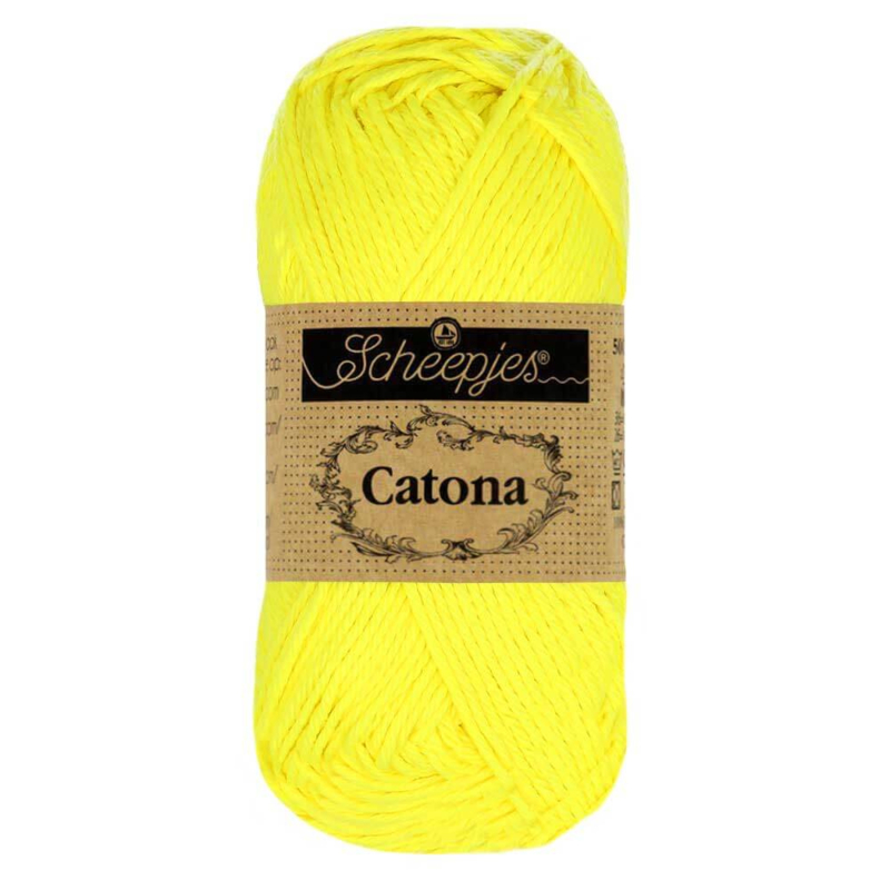 Scheepjes Catona 601 - Neon Yellow