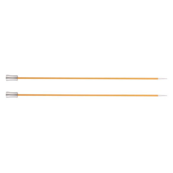 KnitPro Zing Breinaalden met knop 40cm 2.25 mm