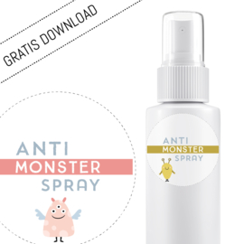 DIY | anti monsterspray | free printable