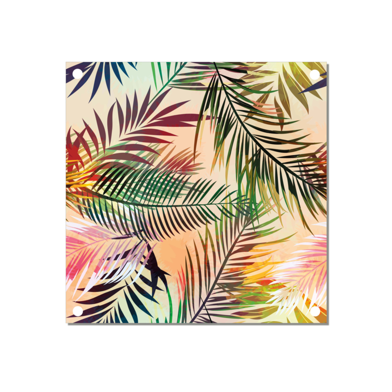 Tuinposter | tuindoek | tropic | 60 x 60 cm