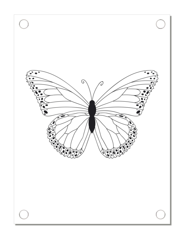 Tuinposter | vlinder
