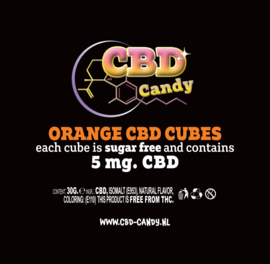 Orange Cubes sugar free