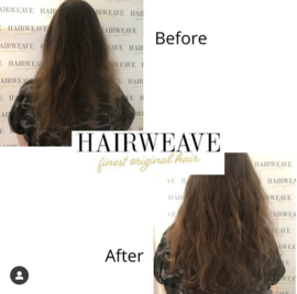 Voor & Na Hairweave