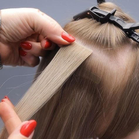 tape in extensions zetten