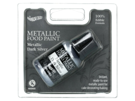 RD Metallic Food Paint Dark Silver. 25ml.