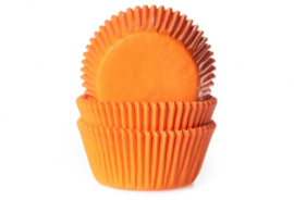 Cupcake cups Oranje. 50 st.