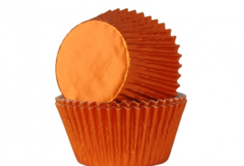 Cupcake cups Folie oranje