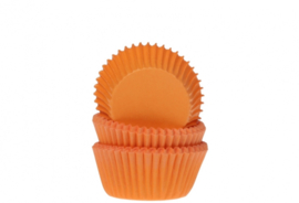 Cupcake cups Mini oranje