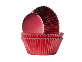 Cupcake cups Folie rood