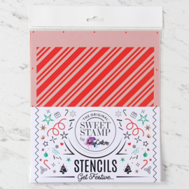 Sweetstamp Stencils - Candy stripe