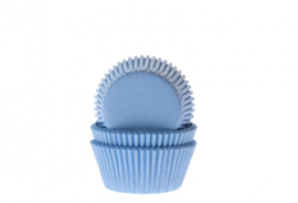 Cupcake cups Mini licht blauw