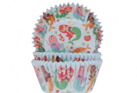 Cupcake cups Zeemeermin