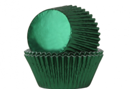 Cupcake cups Folie groen