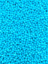 Parel mat blauw 5 mm