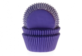 Cupcake cups Paars. 50 st.