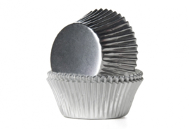 Cupcake cups Folie zilver