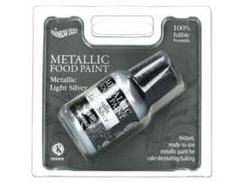 RD Metallic Food Paint Light Silver. 25ml.