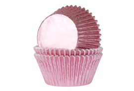 Cupcake cups Mini folie baby roze