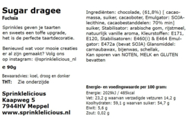 Drageé Fuchsia - 500 gr.