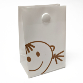Kunststof cadeau tasje "Meisje"