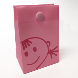 Kunststof cadeau tasje "Meisje"