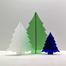 Kerstboompjes zonder sterren, set van 3 stuks