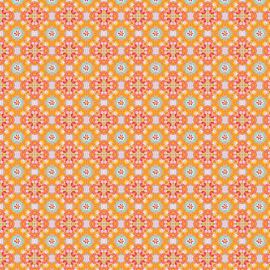 Behang Zaza Orange