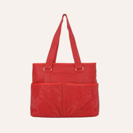 Multifunctionele shopper Ming rood uni