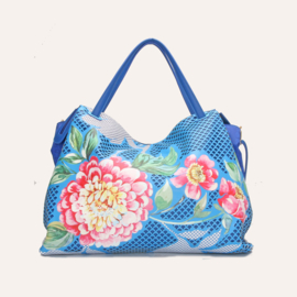 City shopper XL Dahlia blauw