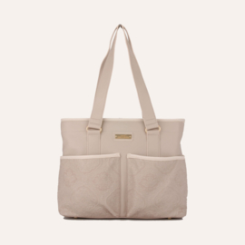 Multifunctionele shopper Ming creme uni