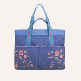 Multifunctionele shopper (grote variant) Rocky blauw