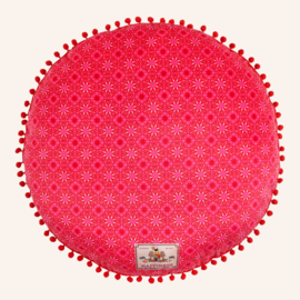 Rond kussen Wild Rose Multi