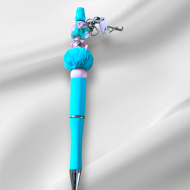 Kralen pen flamingo mint groen