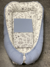 Babynestje zeeleven blauw