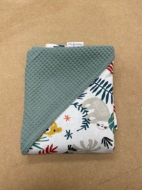 Wikkeldoek jungle oud groen 