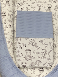 Babynestje zeeleven blauw