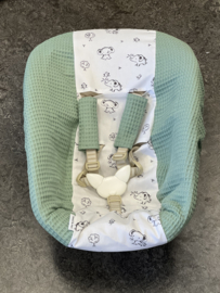 Stokke newborn hoes oud groen olifantjes