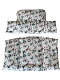 Stokke Tripp Trapp kussen set giraffe olifantjes