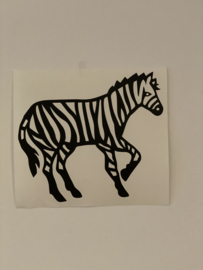 Muursticker zebra